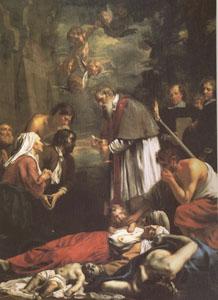 OOST, Jacob van, the Younger St Macaire of Ghent Tending the Plague-Stricken (mk05) Spain oil painting art